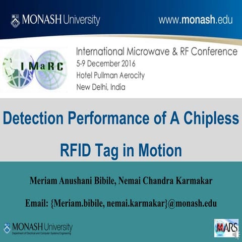 Meriam bibile IMaRC2016