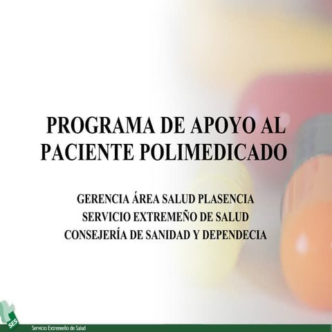 Programa polimedicado Extremadura