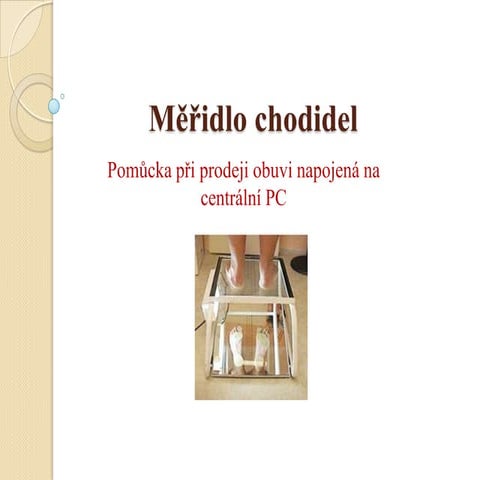 Meridlo chodidel   prezentace