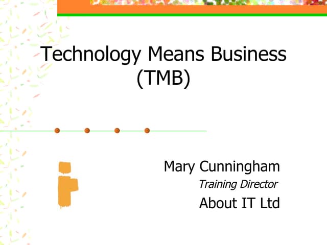 Merit Event - Does "Technology Mean Business" Mean Business