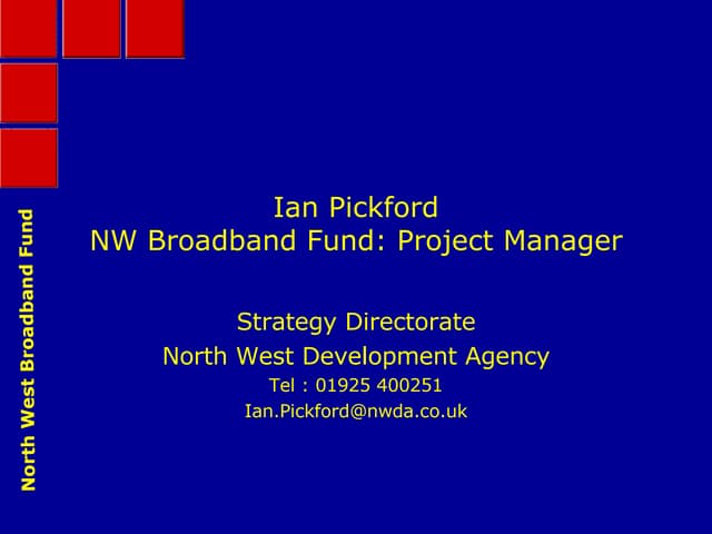 Merit Event - North West Broadband Fund