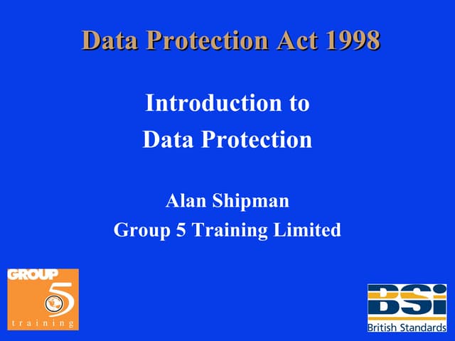 Merit Event - Understanding and Managing Data Protection