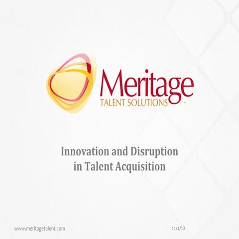 Meritage Talent Solutions Vendor Services
