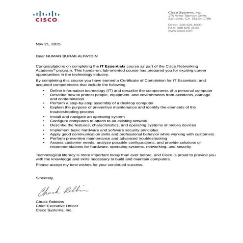Cisco Systems IT Essentials