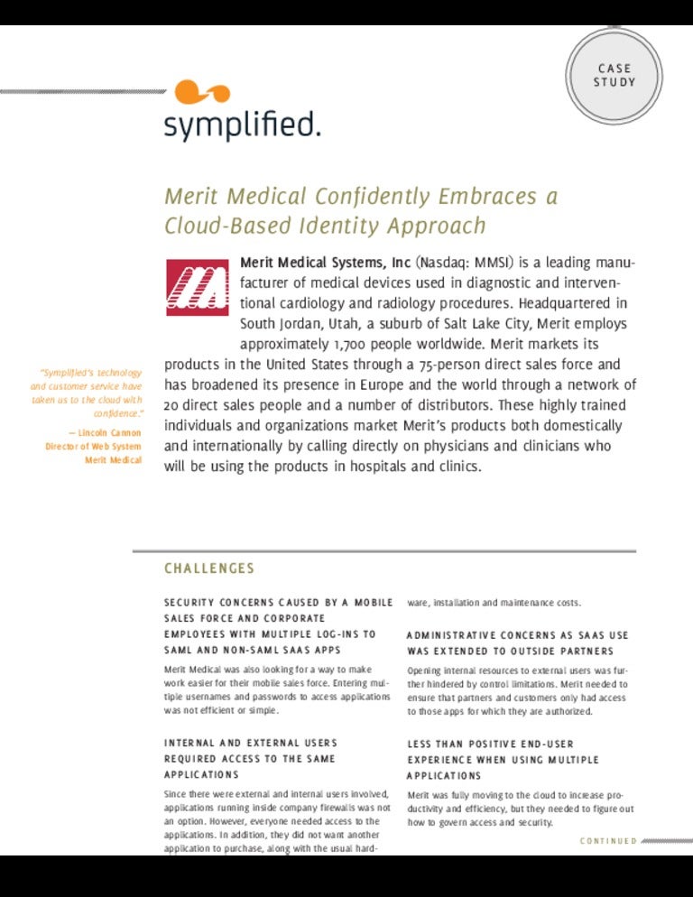 Merit Medical case study