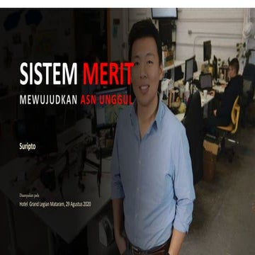 Merit sistem mewujudkan asn unggul
