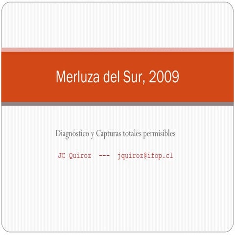 Merluza del sur 2009