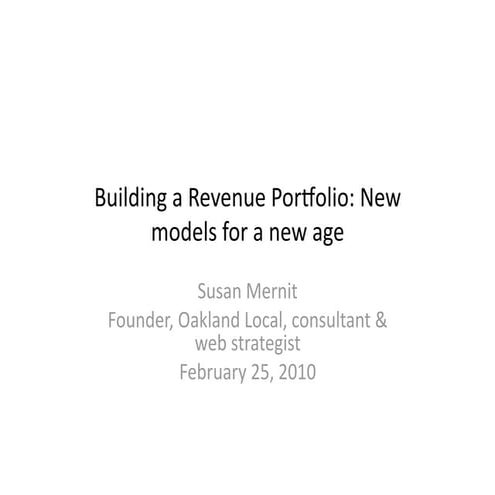 Mernit Building A Revenue Portfolio