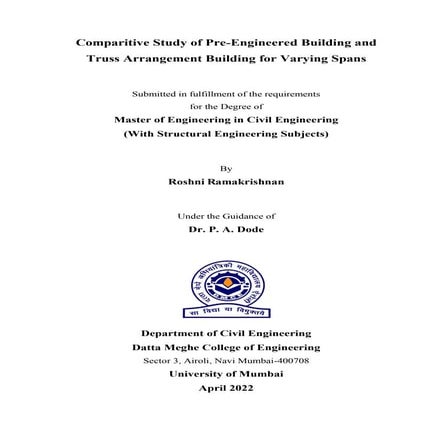 Design of Pre-Engineered Building (PEB) Structure | PDF