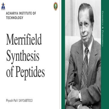 Merrifield Synthesis of Peptides
