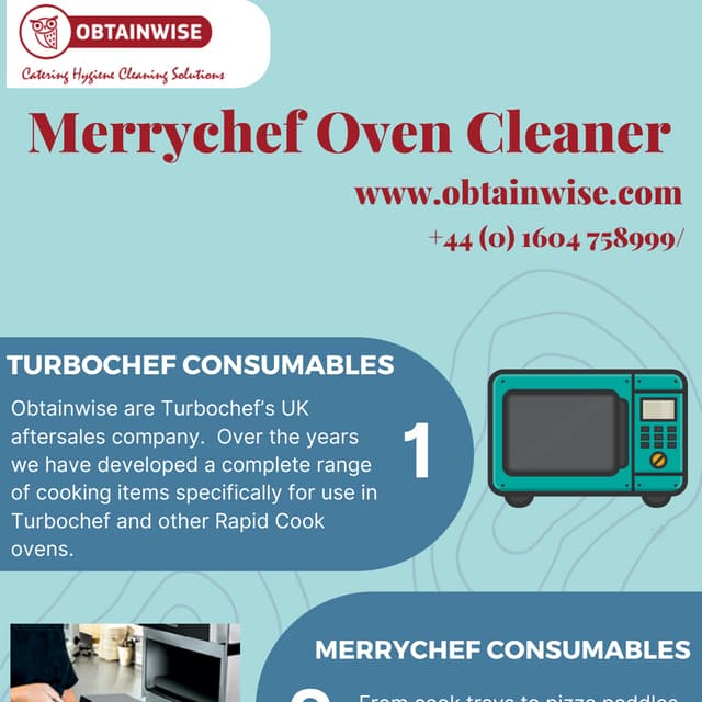 Merrychef Oven Cleaner PDF