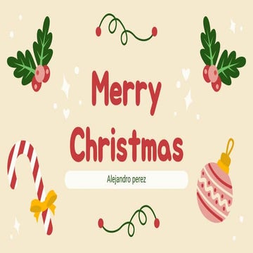 alejandro 4B merry christmas | PPT