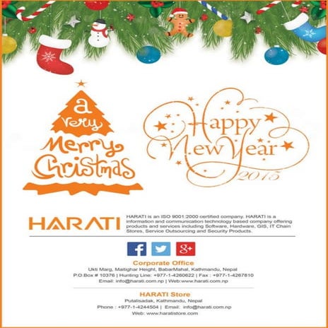 Merry christmas & happy new year 2015