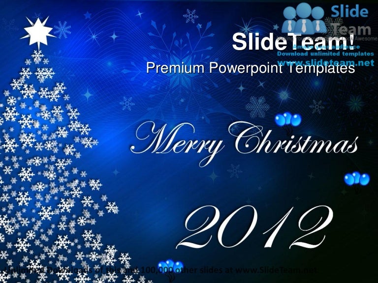Merry Christmas Holidays Power Point Templates Themes And Backgrounds 