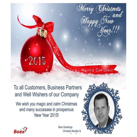 Merry Xmas christiam muller boex