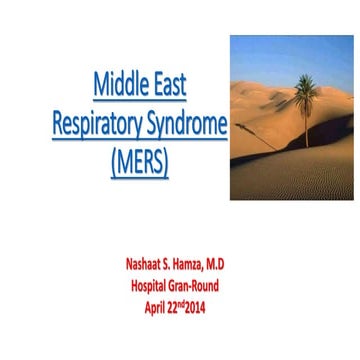 middle east respiratory virus syndrome