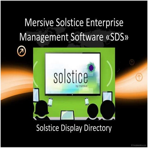 Mersive Solstice SDS Management Software