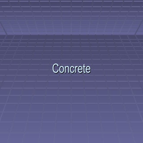 Concrete