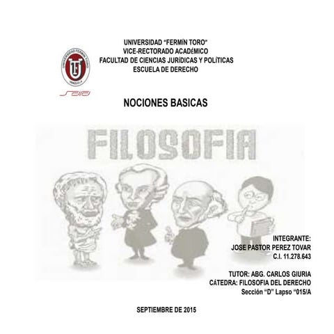 nociones basicas de filosofia del derecho