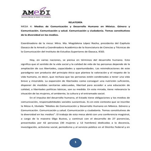 Mesa4.relatoria amedi