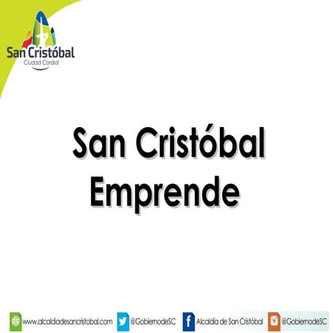 San Cristóbal Emprende. 