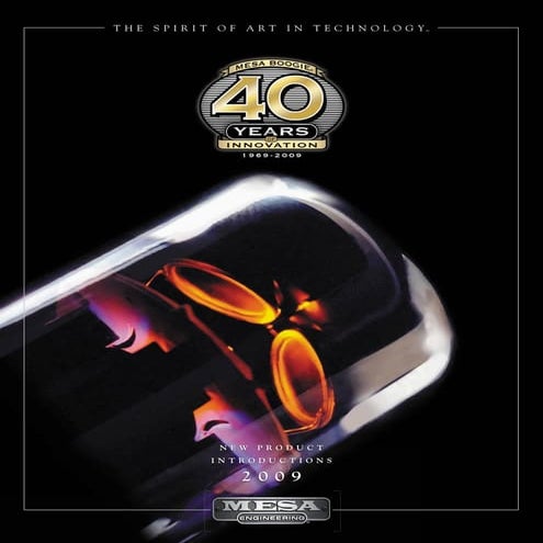 Mesa newproducts2009