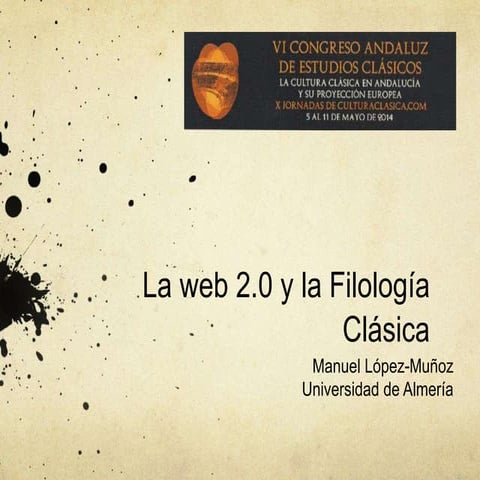 La web 2.0 y la Filología Clásica