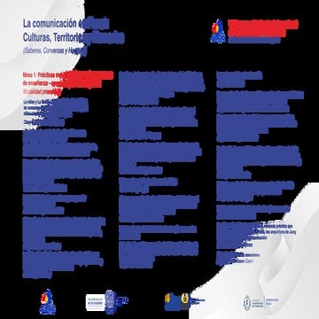 Mesas AFACOM 2025 Congreso Nacional e Internacional | PDF