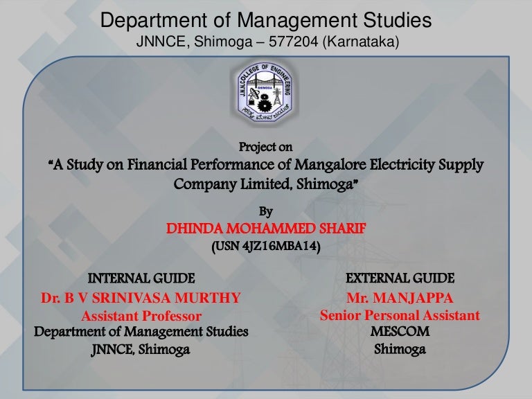 Mangalore Electricity Supply Company Limited