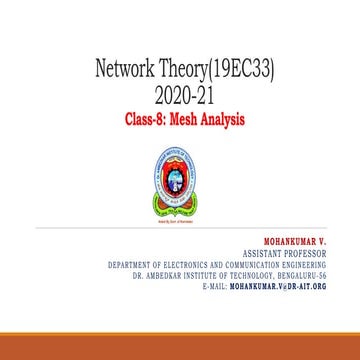Mesh analysis | PDF