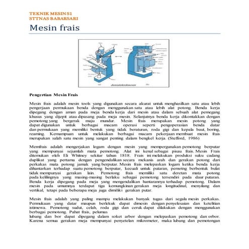 Mesin Frais