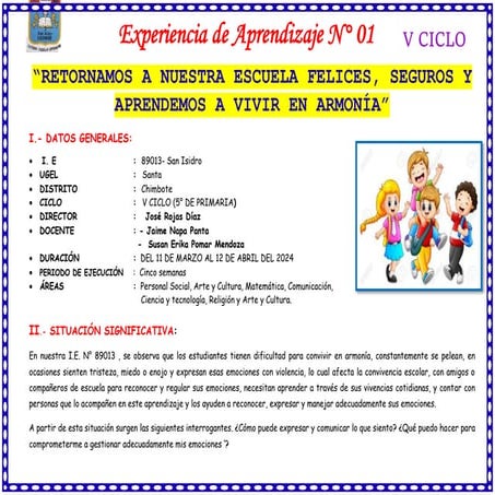 UNIDAD DE APRENDIZAJE Nº 1 - 1° GRADO MAESTRA JANET.docx