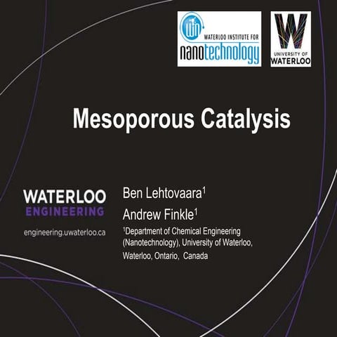 Mesoporous Catalysis