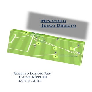 MESOCICLO MODELO JUEGO @ ATAQUE DIR...