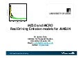 MESO + MICRO real driving emission models for AIMSUN