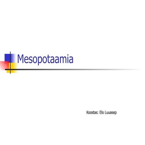 Mesopotaamia