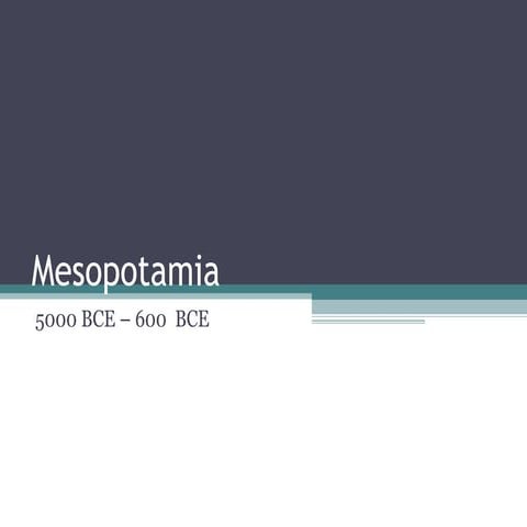 Mesopotamia