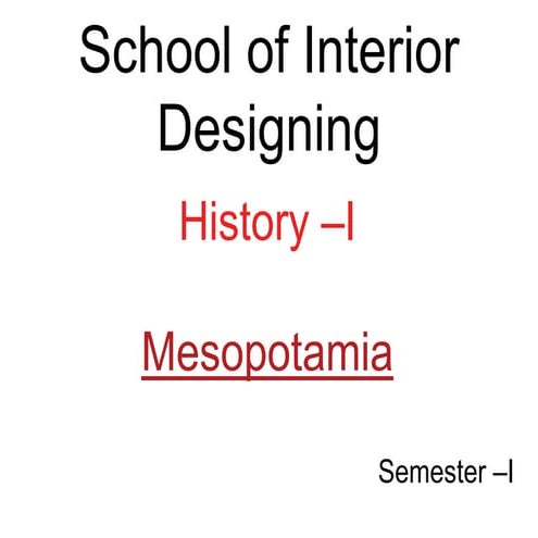 HISTORY OF MESOPOTAMIA CIVILIZATION