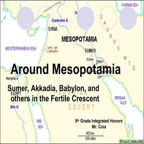 Mesopotamia  "CRADLE OF CIVILIZATION"