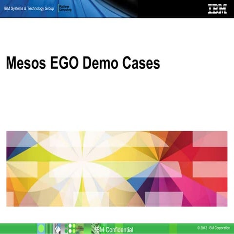 IBM Platform Computing Products Connector for Apache Mesos
