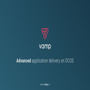 Advanced application delivery on DCOS