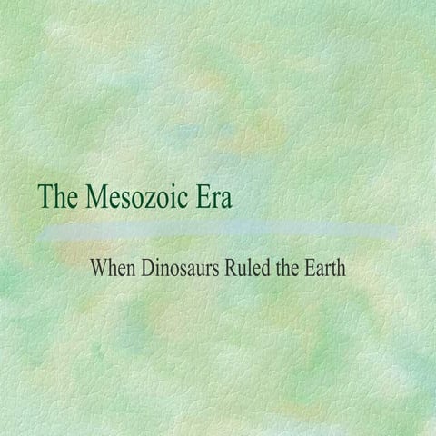 Mesozoic