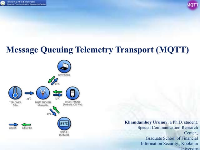 Message queuing telemetry transport (mqtt)