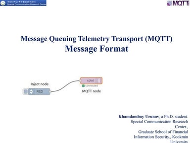 Message queuing telemetry transport (mqtt) message format