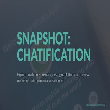 Snapshot: Chatification
