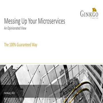 Messing Up Your Microservices 