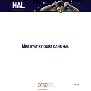 Mes statistiques dans HAL