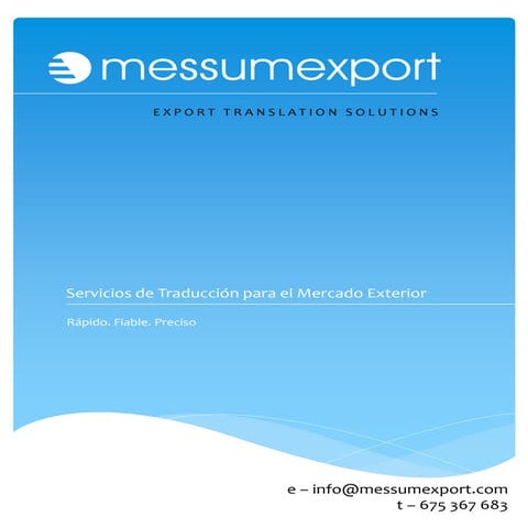 Messum Export - Servicio de Traducciones