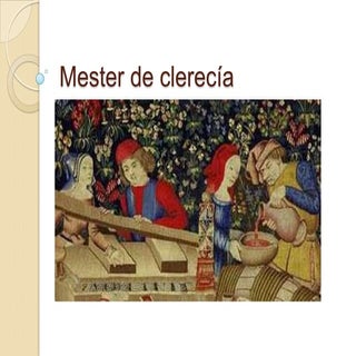 Mester de clerecía
