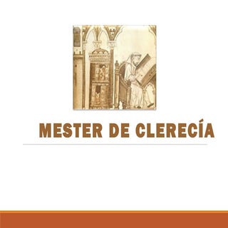 Mester de clerecía